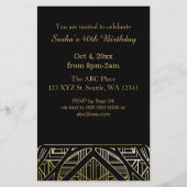 Budget Roaring 20er Kunst Großes (Rückseite)