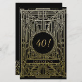 Budget Roaring 20er Kunst Großes (Vorne/Hinten)