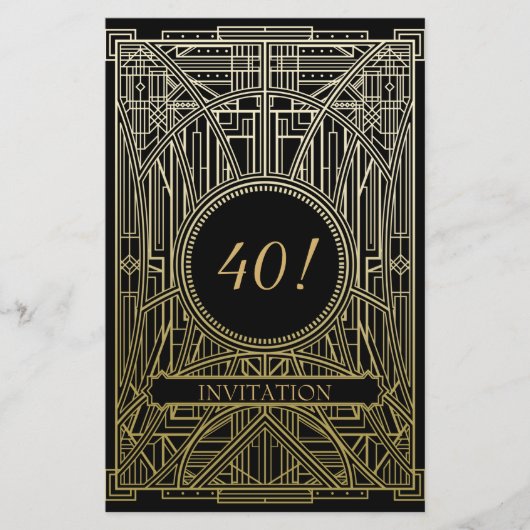 Budget Roaring 20er Kunst Großes (Vorderseite)