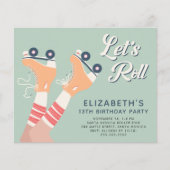 Budget Roller Skaten Girls Geburtstagsparty (Vorderseite)