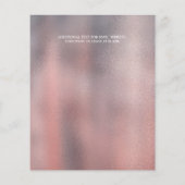 BUDGET Romantic Chic Rose Gold Floral Wedding (Rückseite)