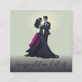 Budget Romantische Gothies Transport Details Begleitkarte