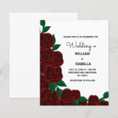 Budget Romantische Herbsthochzeiten im Freien Rote (Vorne/Hinten)