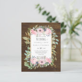 BUDGET Rosa Blush Blumengarten Hochzeit (Stehend Vorderseite)