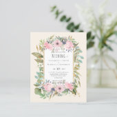 BUDGET Rosa Blush Blumengarten Hochzeit (Stehend Vorderseite)