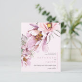 Budget Rosa Blütenblut Hochzeit speichern das Datu (Stehend Vorderseite)