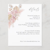 Budget Rosa Boho Blumendetails (Vorderseite)