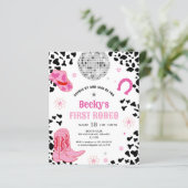 Budget Rosa Disco Erster Rodeo Girl (Stehend Vorderseite)