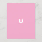 Budget Rosa Disco Erster Rodeo Girl (Rückseite)