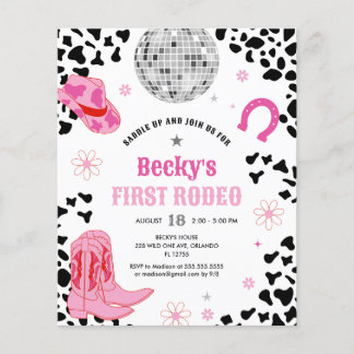 Budget Rosa Disco Erster Rodeo Girl