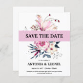 Budget Rosa Elfenbeinblütenhochzeit Sichern Sie da (Vorne/Hinten)