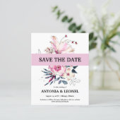 Budget Rosa Elfenbeinblütenhochzeit Sichern Sie da (Stehend Vorderseite)