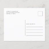 Budget Rosa Floral 75. Geburtstag Einladung (Rückseite)