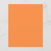 Budget Rosa Orange Brautparty Einladung (Rückseite)