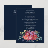 Budget Rosa & Pflaume tropische Flotte 2 Hochzeite (Vorne/Hinten)