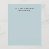 BUDGET Rosa Rose Glitzer mit Girl Baby Dusche (Rückseite)