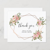 BUDGET Rosa Rose Gold Rahmen Geometrie Vielen Dank (Vorne/Hinten)