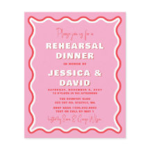 Budget Rosa Rotes Foto Probe Abendessen einladen