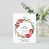 Budget Rosa tropisches Brautparty (Stehend Vorderseite)