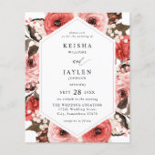 Budget Rosa und Rosa Blumenzehen 2 Flyer (Vorne)