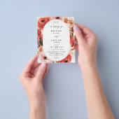 Budget Rosa und Rosa Blumenzehen Flyer (Gruppe)