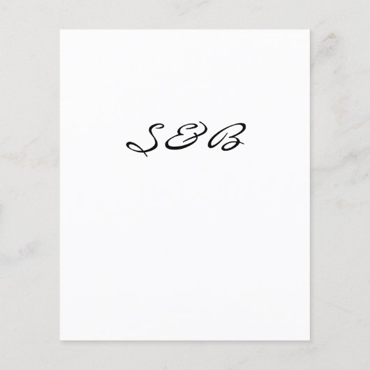 Budget Rosa und Weiß Graue Blüten Save the Date 2 (Rückseite)