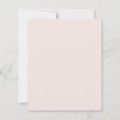 Budget Rosary Bow First Holy Communion Invitation (Rückseite)