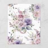 Budget Rosas para Bautizo & Primer Añito Einladung (Rückseite)