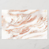BUDGET Rose Gold Foil Marmor 3 Foto Abschluss (Rückseite)