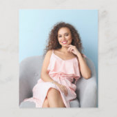 Budget Rose Gold Glitzer Abschluss Vielen Dank (Rückseite)