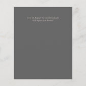 Budget Rose Gold Glitzer Foil Look Hochzeit (Rückseite)