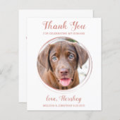 Budget Rose Gold Haustier Foto Hund Hochzeit Viele (Vorne/Hinten)