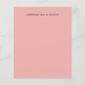 BUDGET Rose Gold Sage Eukalyptus Grüne lädt ein (Rückseite)