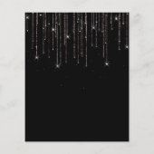 Budget Rose Gold Sie tat es Abschluss Einladung (Rückseite)