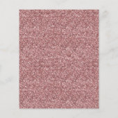 BUDGET Rose Gold Sparkeln Glitzer Tropfen Geburtst (Rückseite)