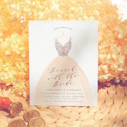 Budget Rose Gold Wedding Dress Brautparty