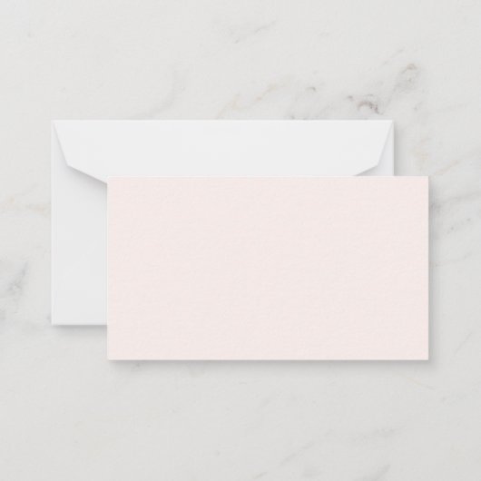 Budget Rose Goldene Dusche Vielen Dank Mitteilungskarte (Rückseite)