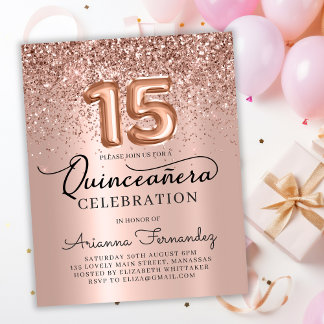 Budget Rose Goldene Forelle Quinceañera Birthday E
