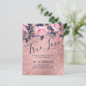 BUDGET Rosegold Blue Pink WEDDING Girly Glam (Stehend Vorderseite)