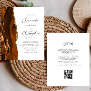 Budget Rost Gold Achat QR Code Hochzeit