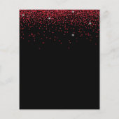 Budget Roter Glitzer Weihnachtsfeiertag Party Schw (Rückseite)
