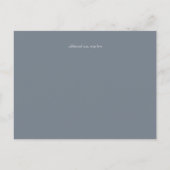 Budget Royal Blue Glitzer Dripping WEDING INVITE Postkarte (Rückseite)