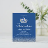 Budget Royal Blue Quinceanera (Stehend Vorderseite)