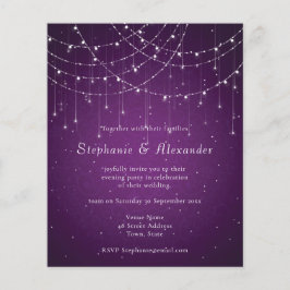 Budget Royal Lila & String Lights Abend Party