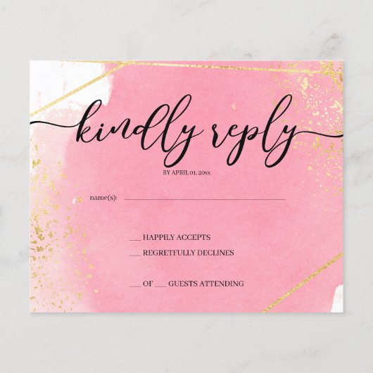 BUDGET/ RSVP Card-Flyer. Flyer (Hinten)