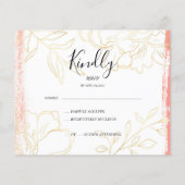 BUDGET/ RSVP Card-Flyer. Flyer (Hinten)