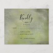 BUDGET/ RSVP Card-Flyer. Flyer (Hinten)