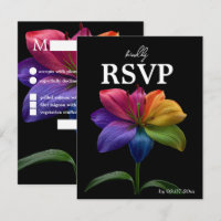 🌈 Budget- RSVP -Feier & Gedeihen Technicolor Lieb