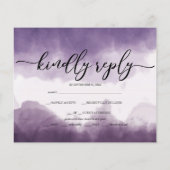 Budget/RSVP-Karte. Flyer (Hinten)