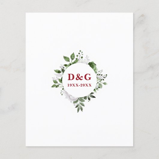 Budget Ruby 40. Hochzeitstag Blumenladen (Rückseite)